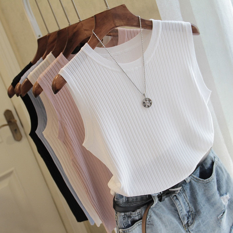 Basic Ribbed Blouse