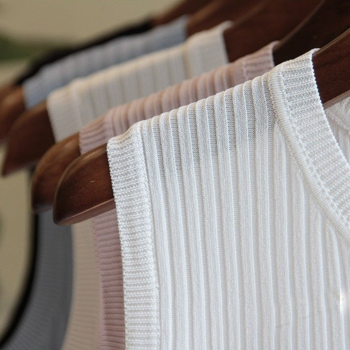 Basic Ribbed Blouse